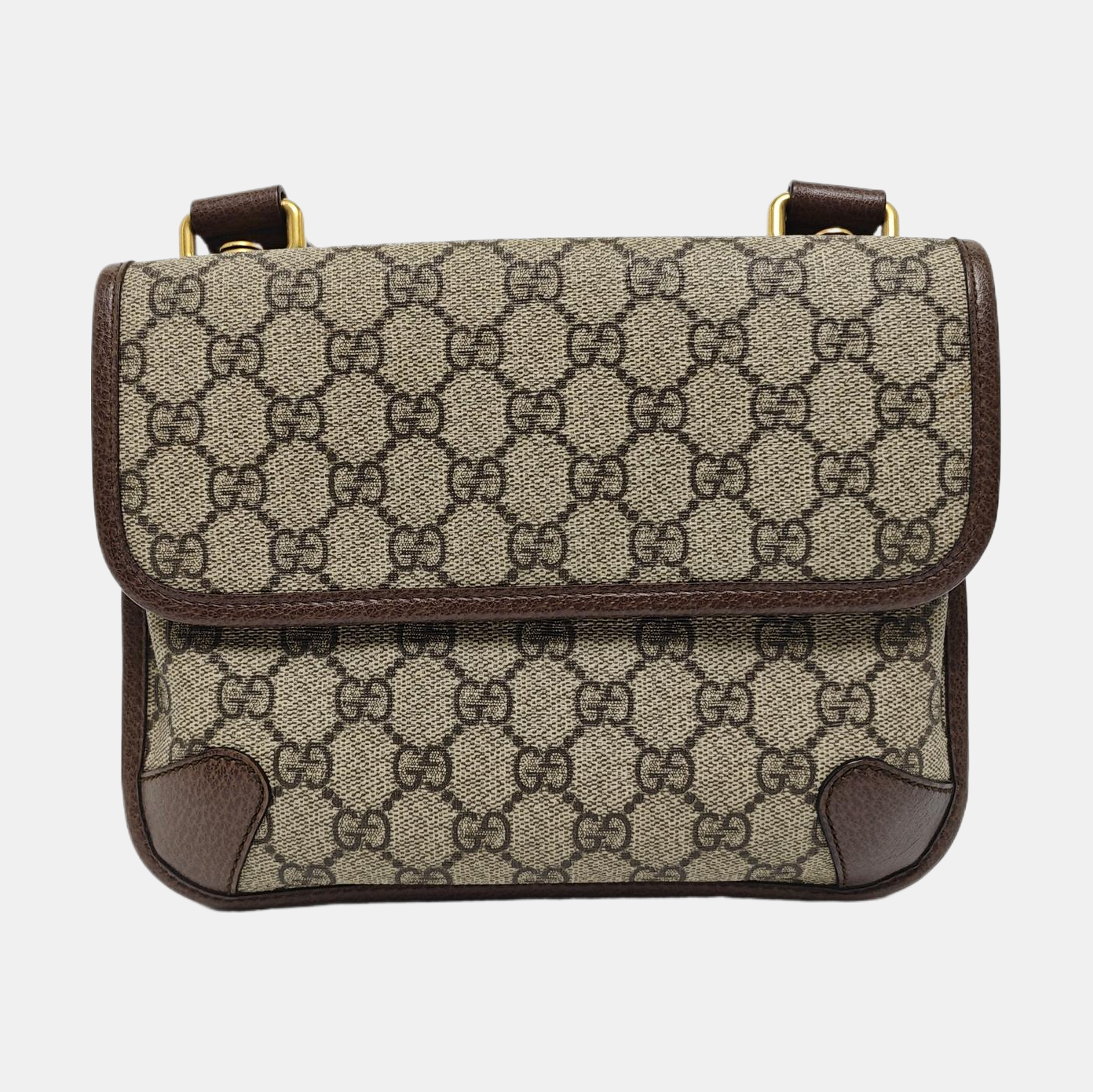 Neo Vintage Small Monogram Coated Canvas Beige