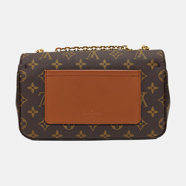 MARCEAU Monogram Coated Canvas Brown