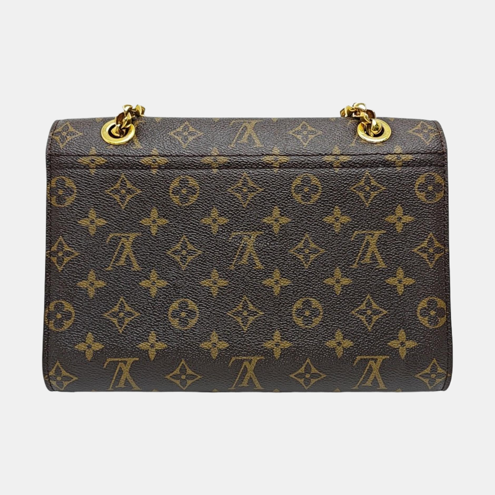 VICTOIRE Monogram Coated Canvas Brown
