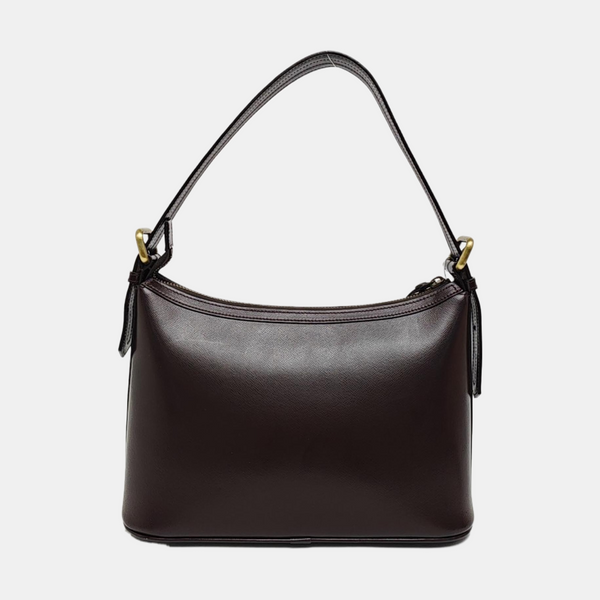Calfskin Top Handle Bag Brown