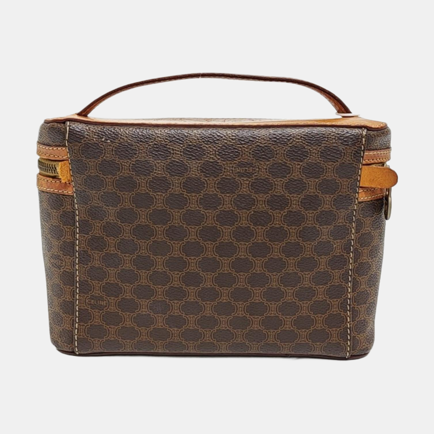 BOLSOS COSMÉTICOS MACADAM TOP HANDLE Lona revestida Marrón