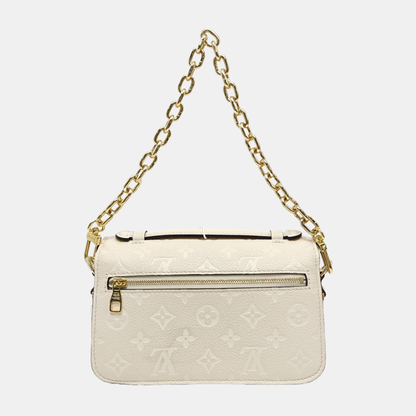 MÉTIS EAST WEST Monogram Calfskin Beige
