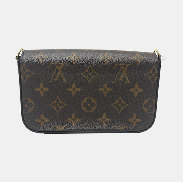 FÉLICIE Monogram Coated Canvas Brown
