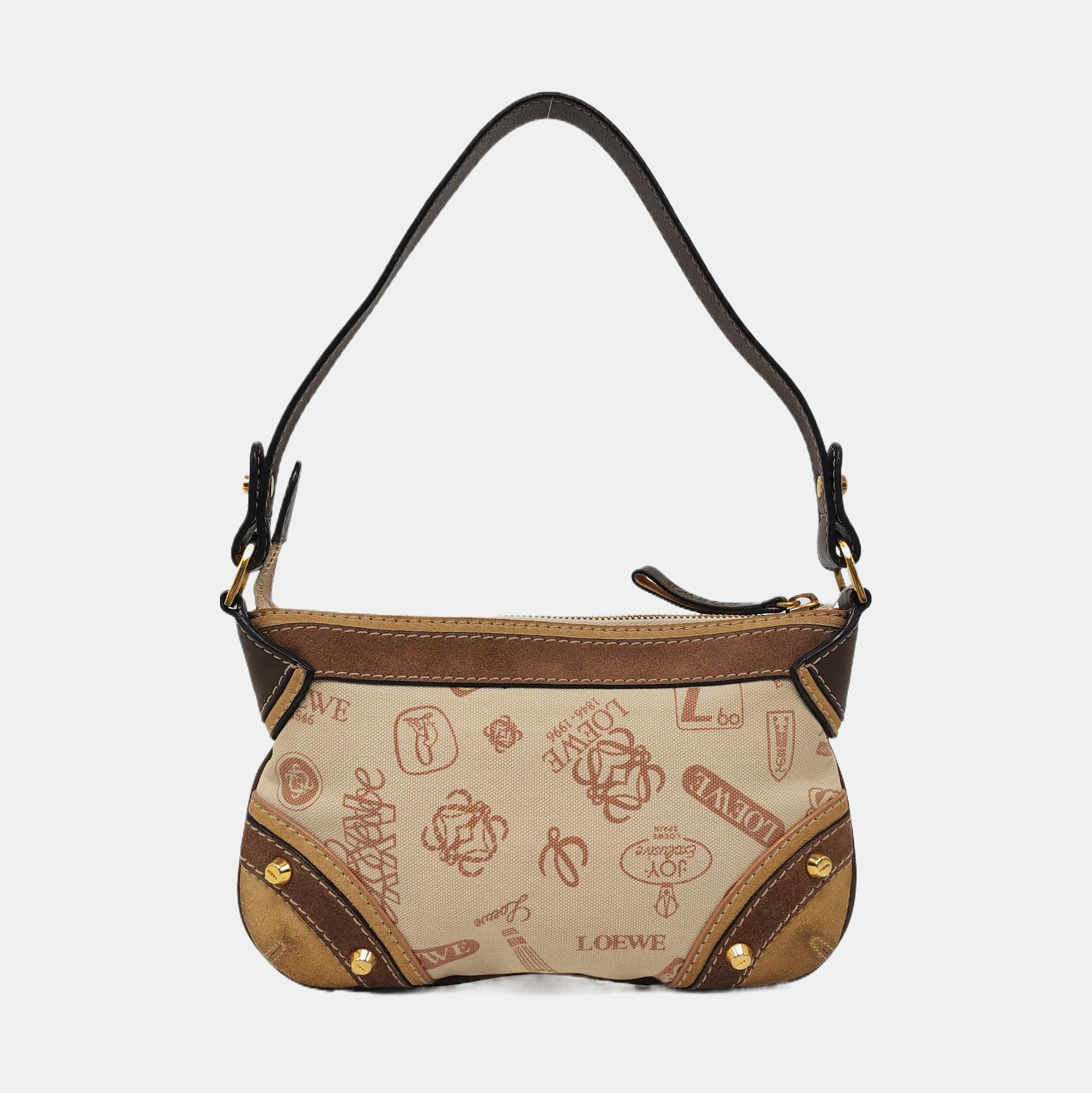 Canvas Top Handle Bag Beige