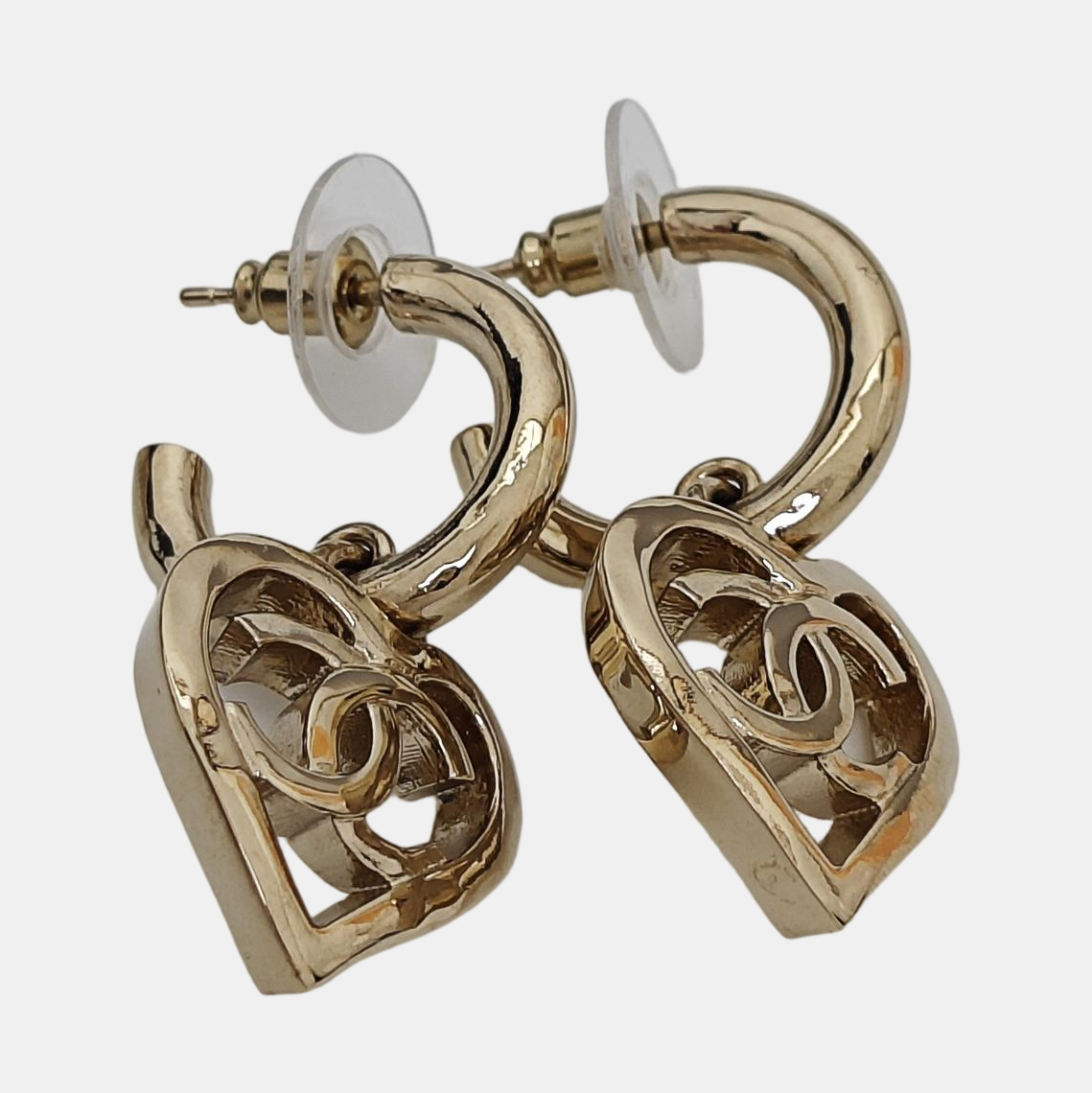Metal Gold Stud Earrings