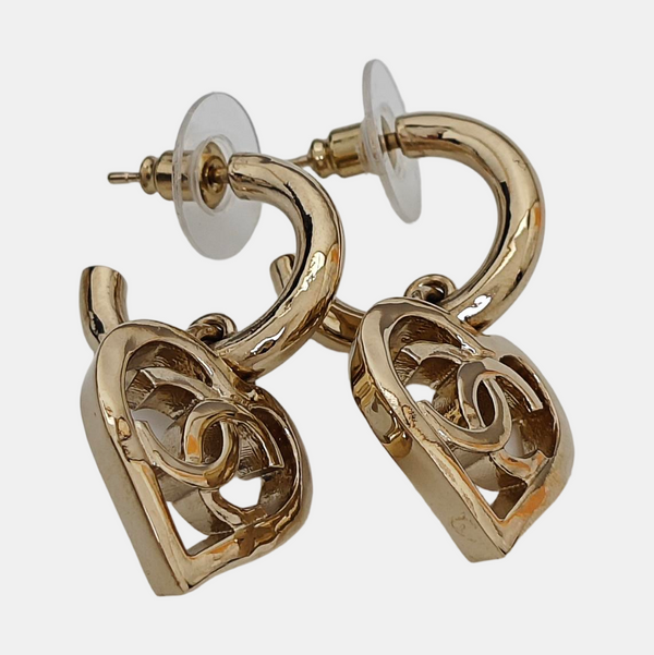 Metal Gold Stud Earrings