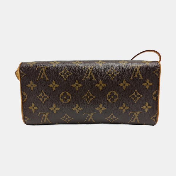 TWIN GM Monogram Coated Canvas Brown