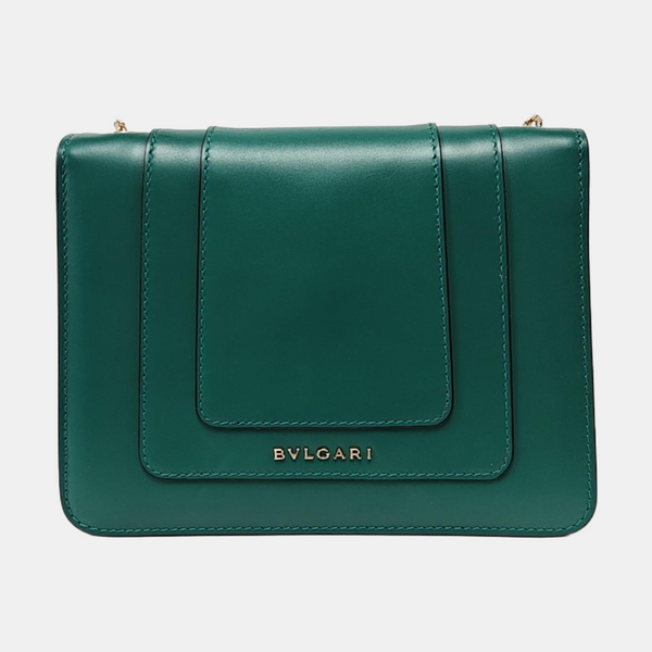 SERPENTI FOREVER Small Quilted Calfskin Green