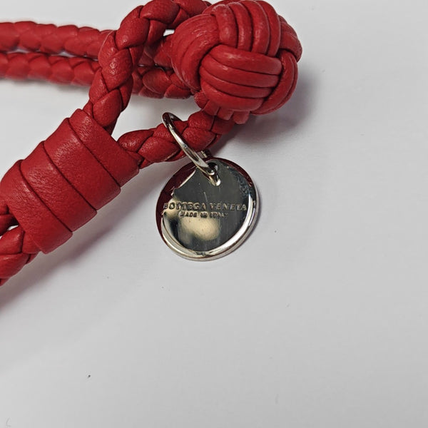 Leather Red Bangle