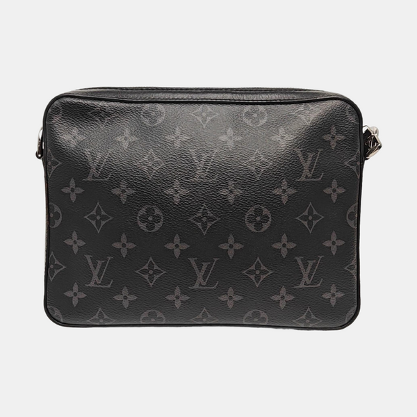 TRIO Monogram Coated Canvas Gray