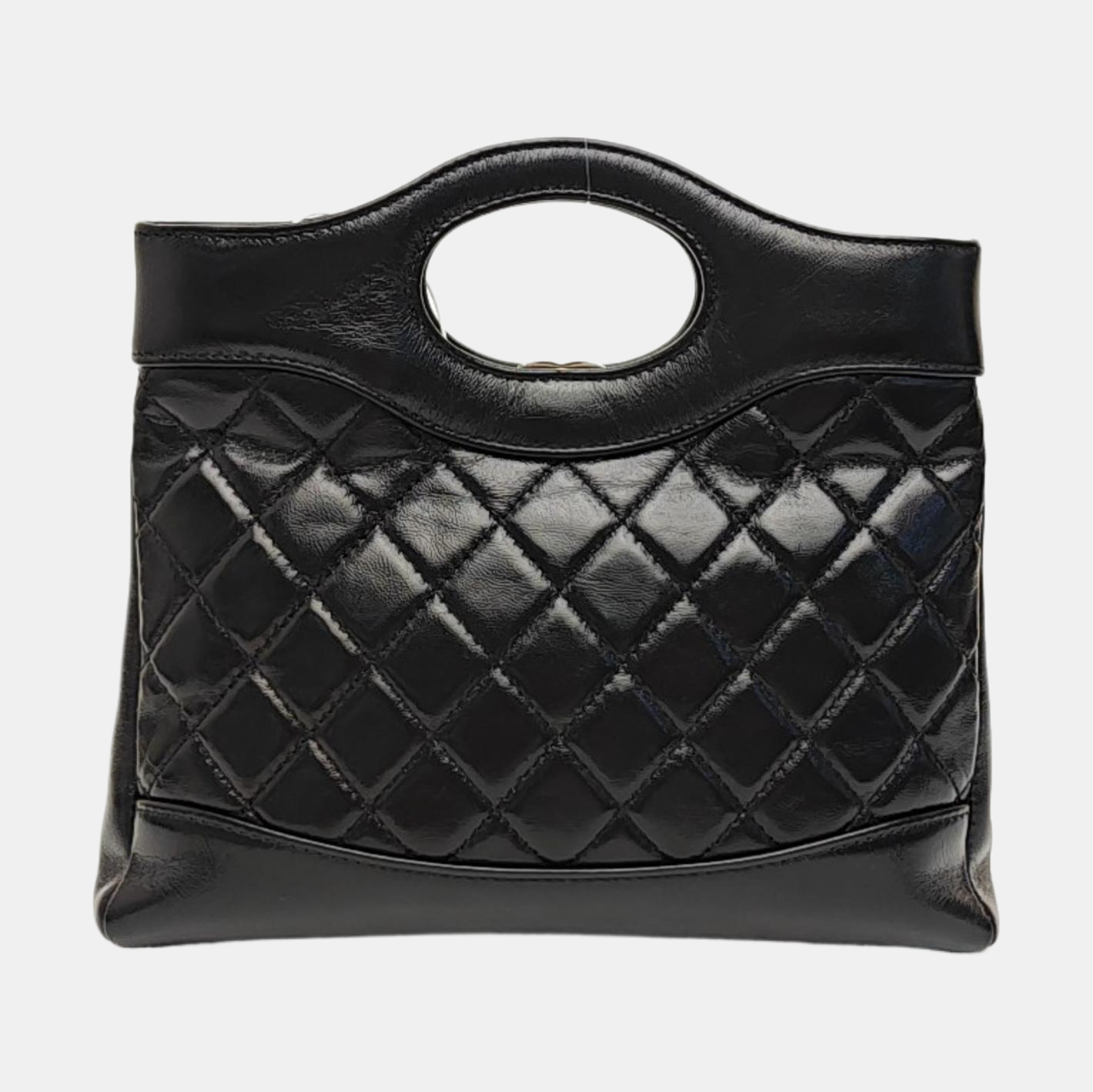 CHANEL 31 Mini Quilted Lambskin Black