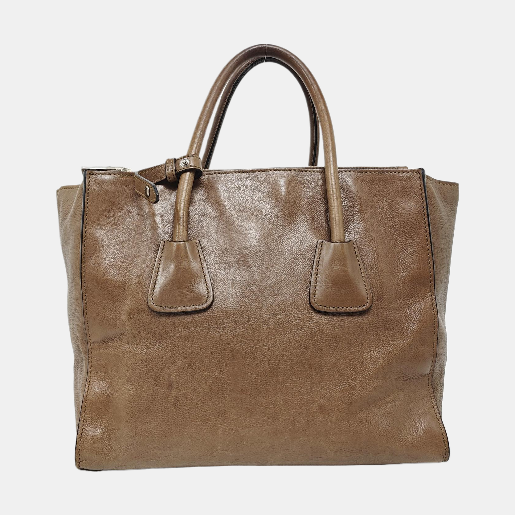 Calfskin Tote Bag Brown