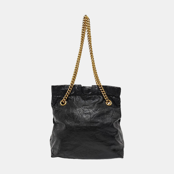 Calfskin Shoulder Bag Black
