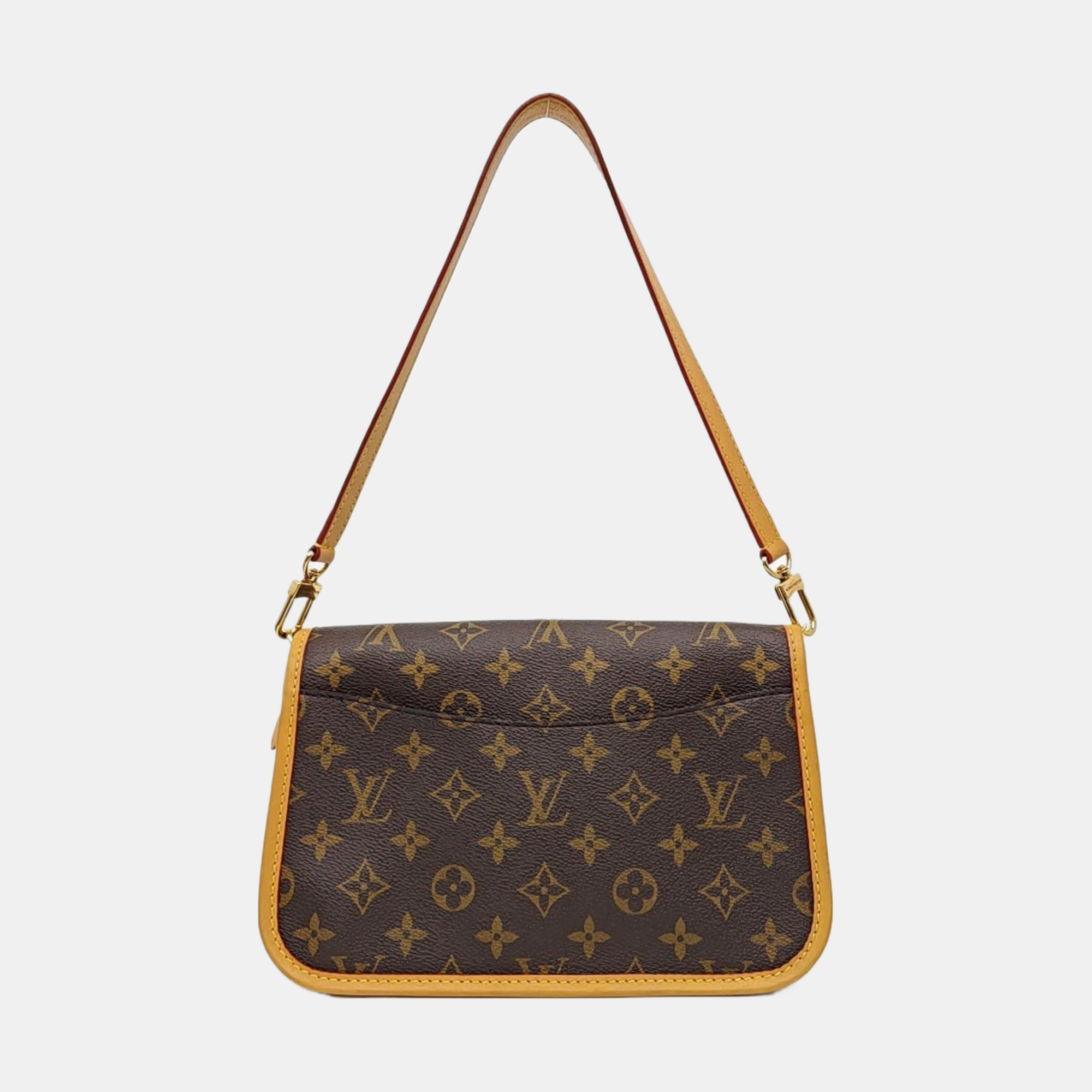 DIANE Monogram Coated Canvas Brown