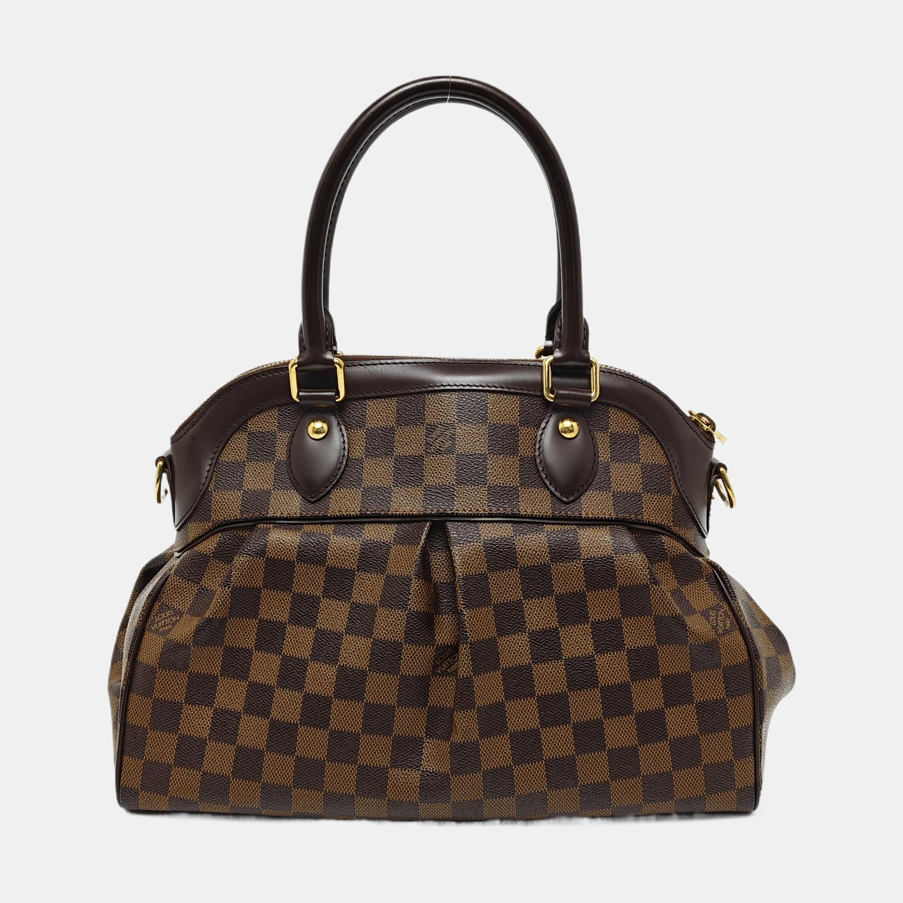TREVI PM Damier Ebene Coated Canvas Brown