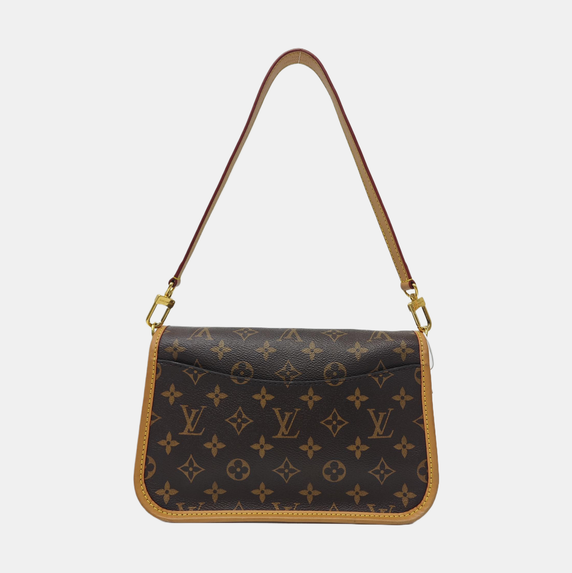 DIANE Monogram Coated Canvas Brown