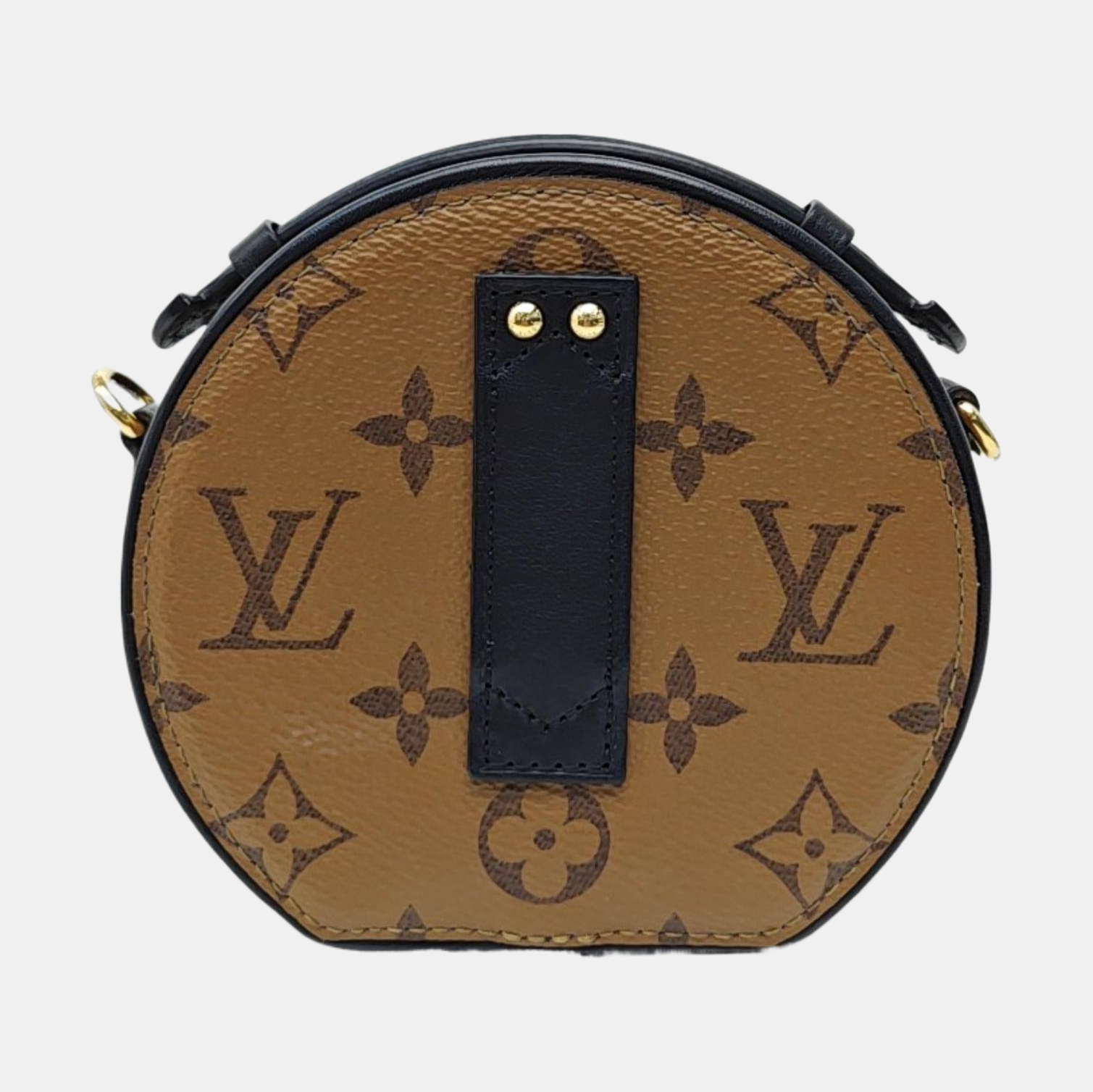 BOITE CHAPEAU Mini Monogram Coated Canvas Brown