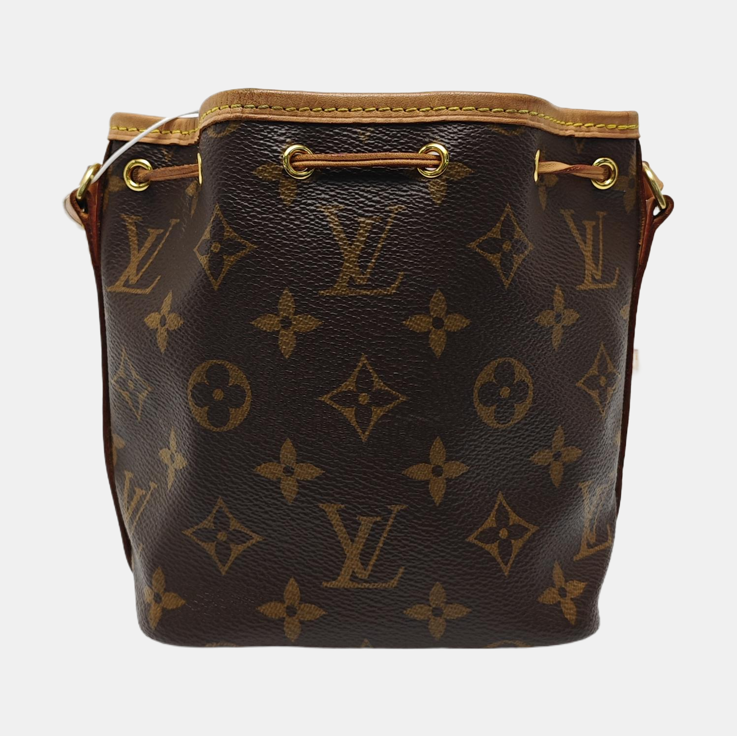 NÉONOÉ Nano Monogram Coated Canvas Brown