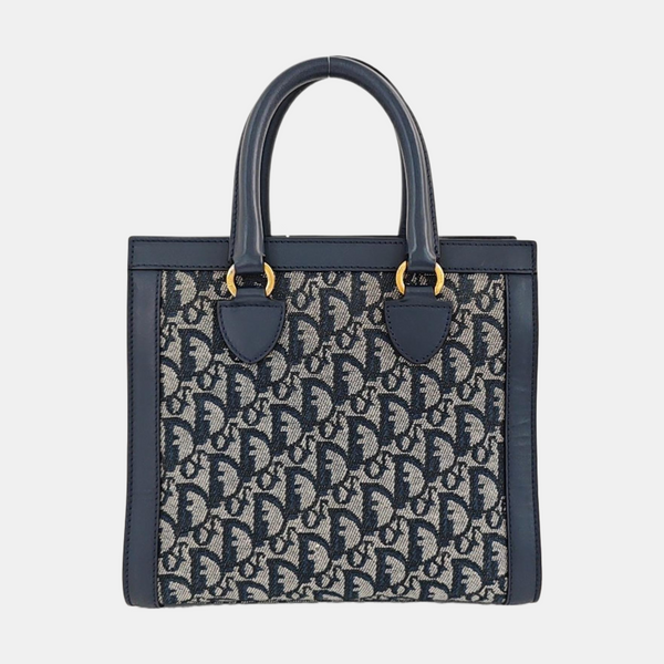 Vintage Tote Oblique Fabric Gray