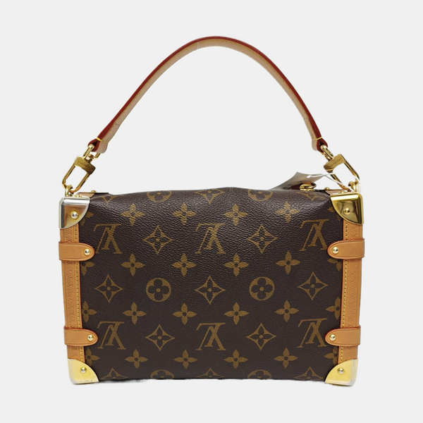 SIDE TRUNK MM Monogram Coated Canvas Brown