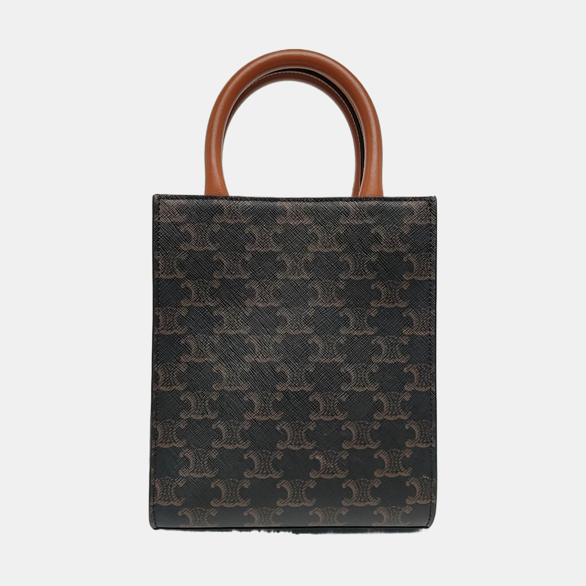 CABAS CELINE Mini Coated Canvas Brown