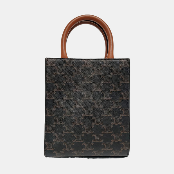 CABAS CELINE Mini Coated Canvas Brown