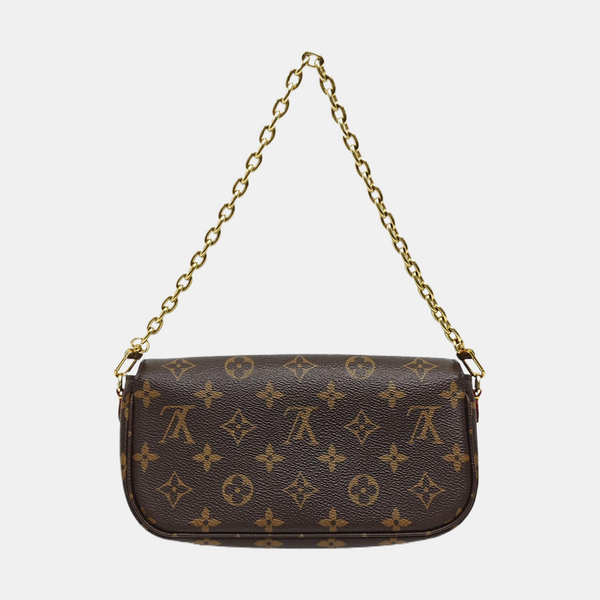 IVY Monogram Coated Canvas Brown