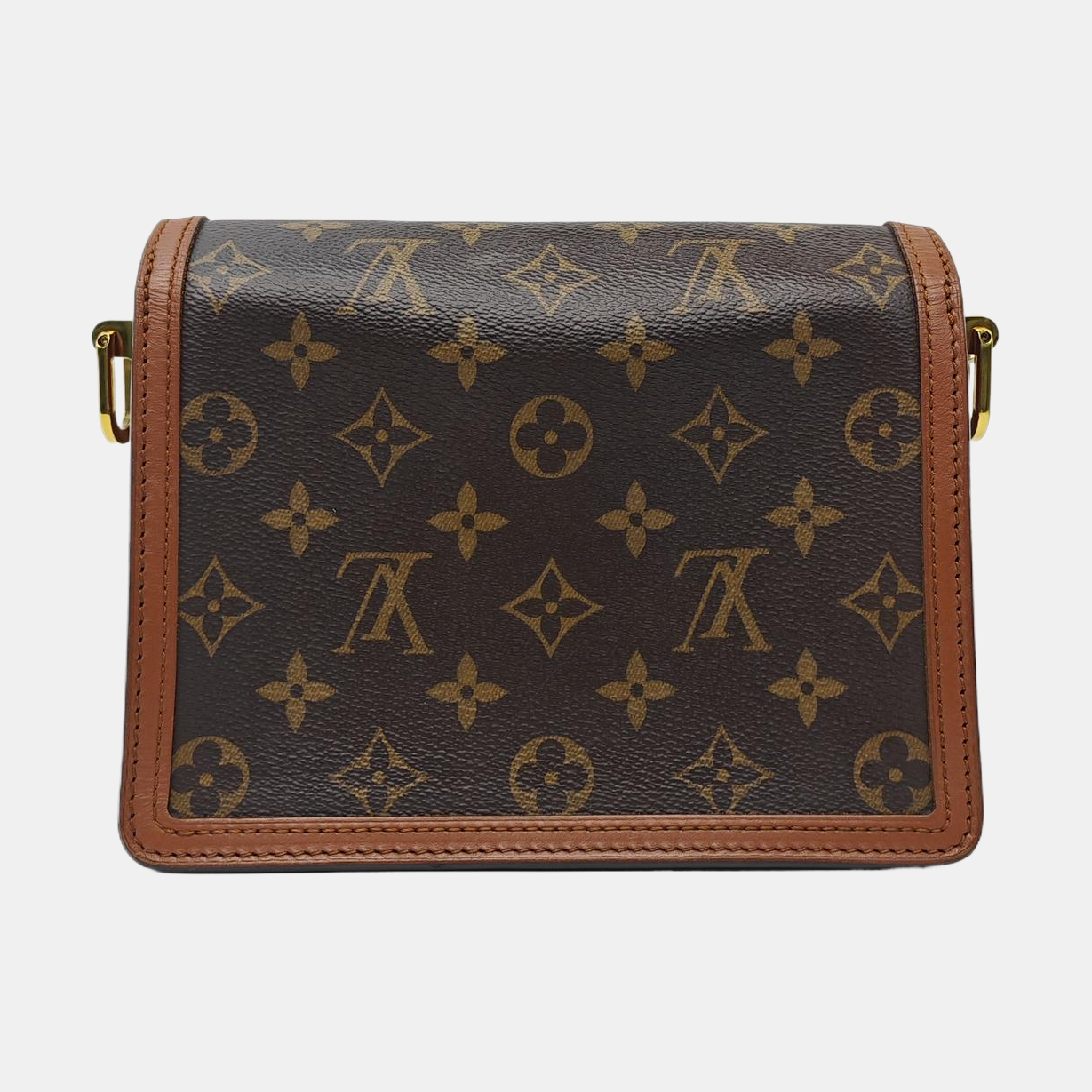DAUPHINE Mini Monogram Coated Canvas Brown