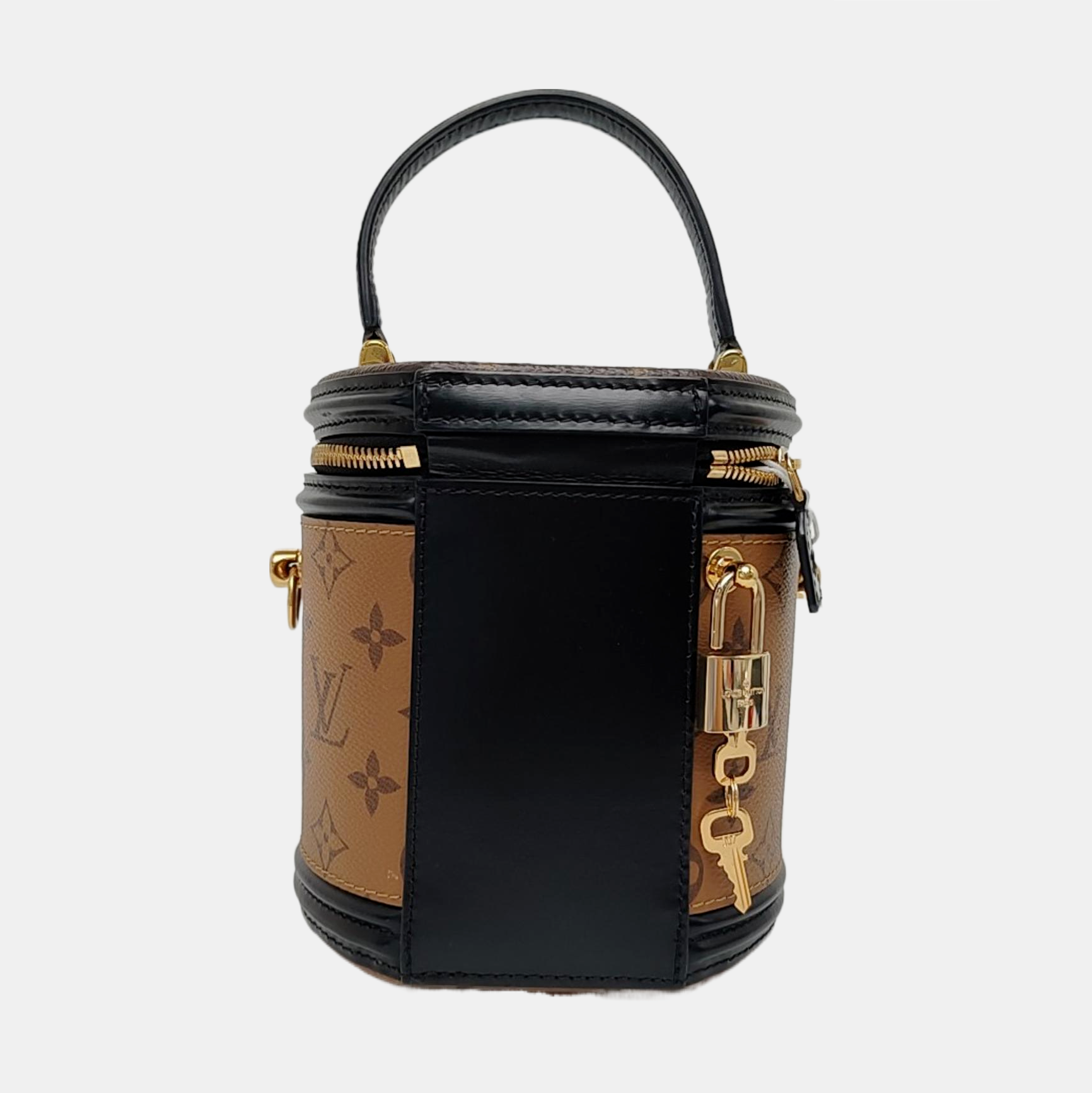 CANNES PM Monogram Coated Canvas Brown
