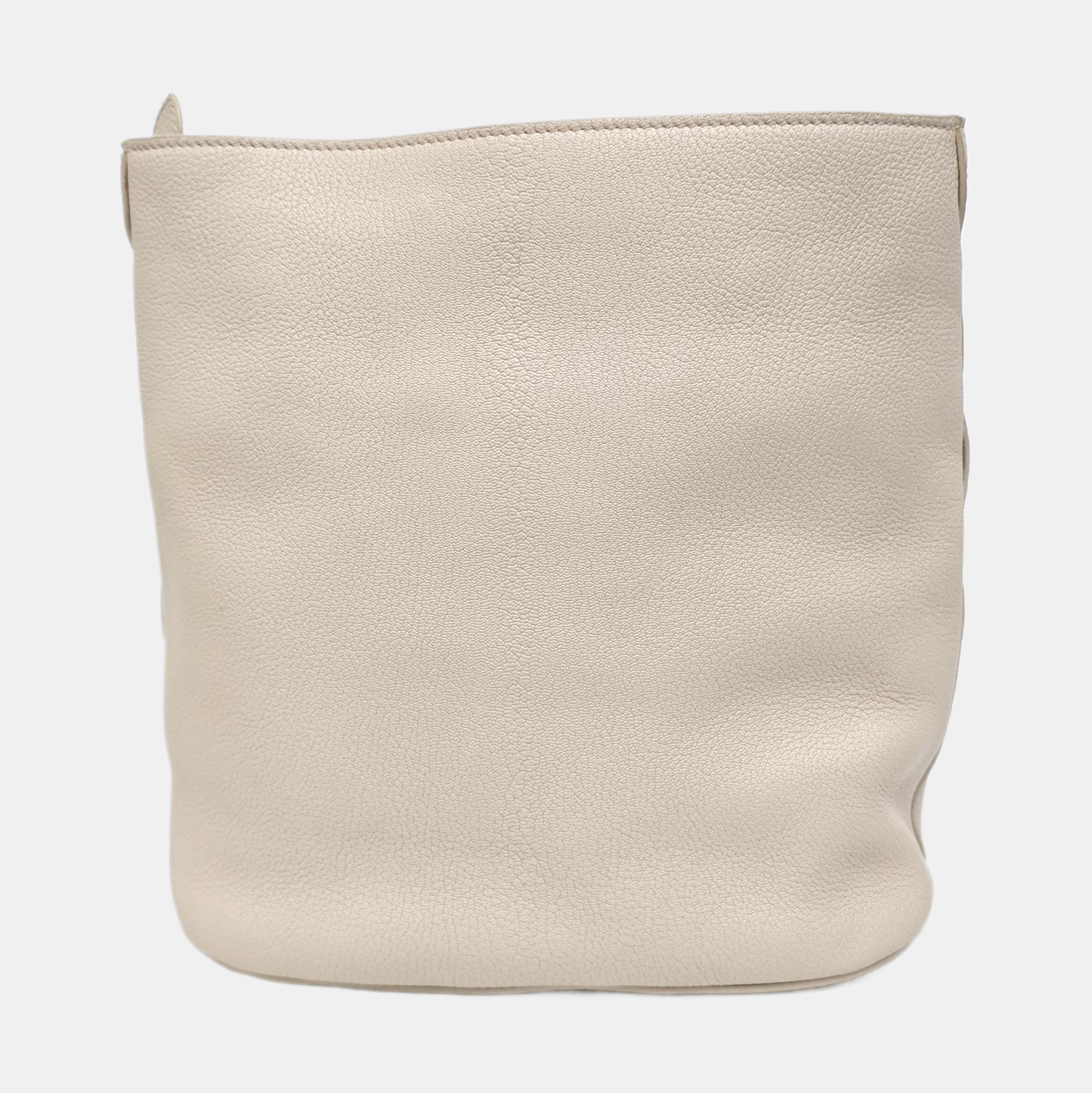 Calfskin Shoulder Bag White