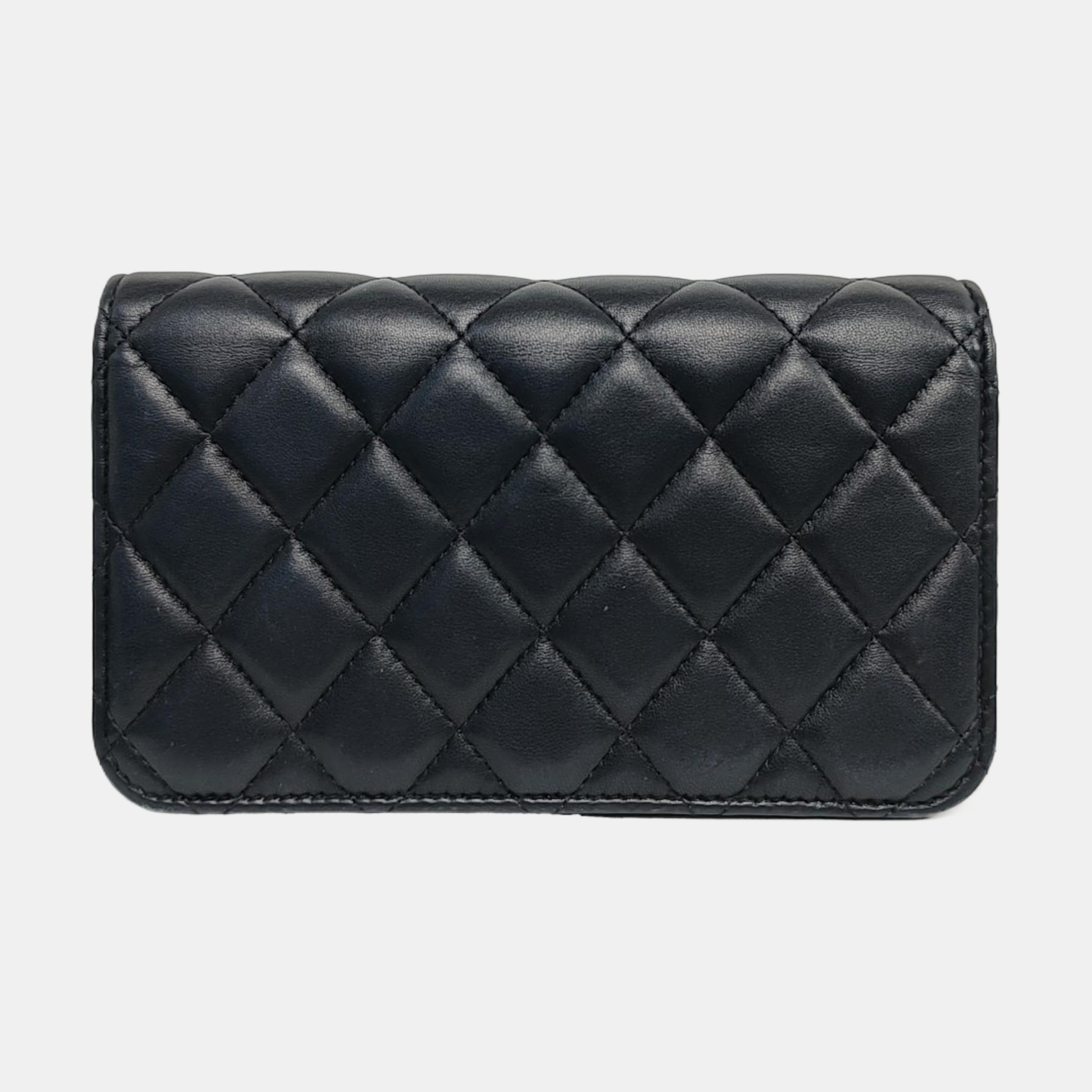 Quilted Lambskin Black