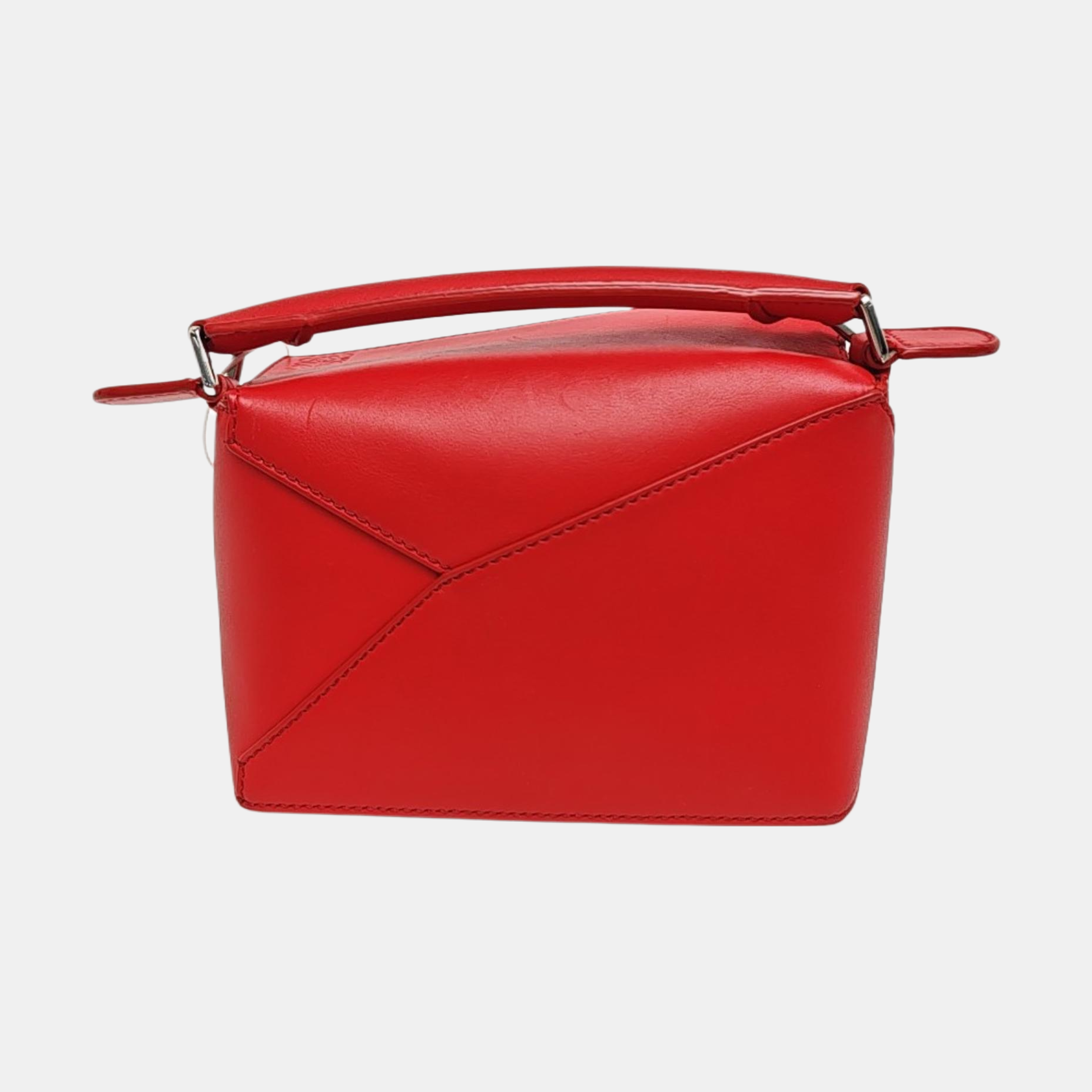 Puzzle Mini Calfskin Red