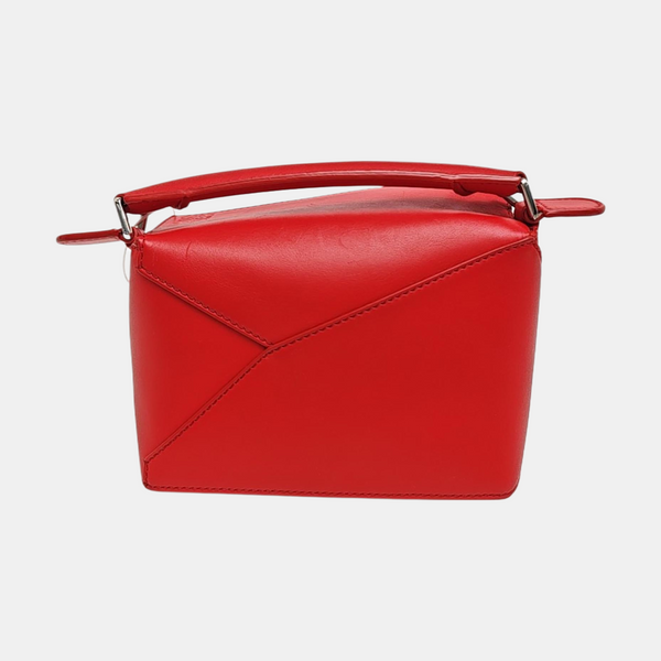 Puzzle Mini Calfskin Red