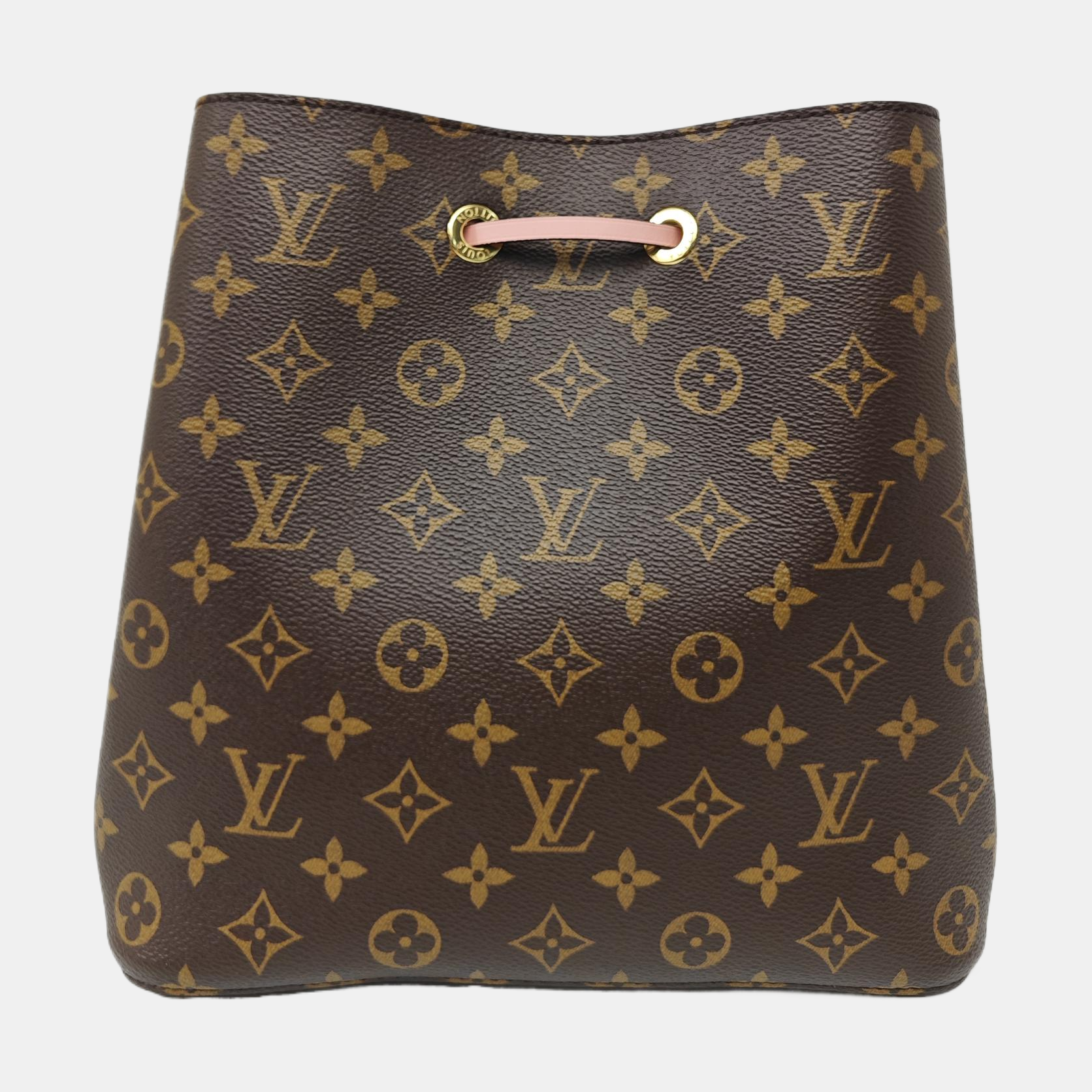 NÉONOÉ MM Monogram Coated Canvas Brown