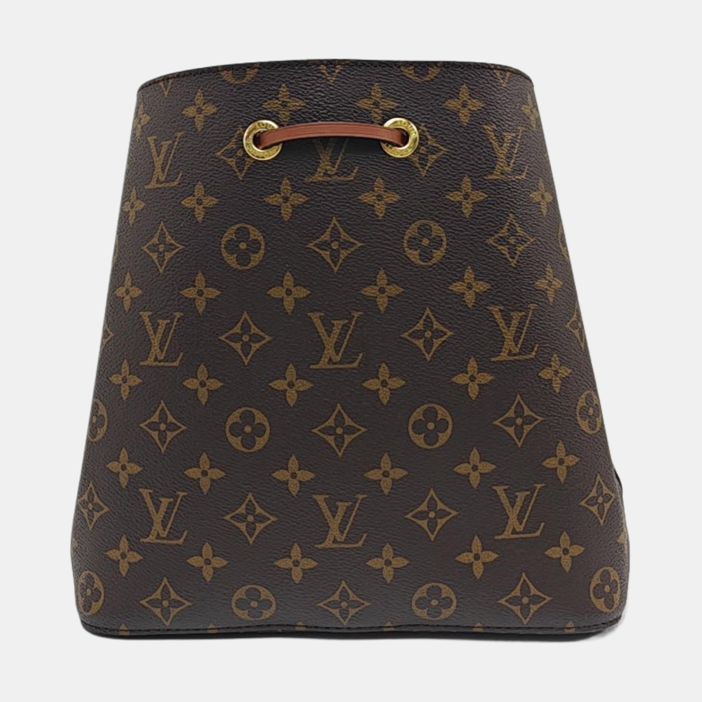 NÉONOÉ MM Monogram Coated Canvas Brown
