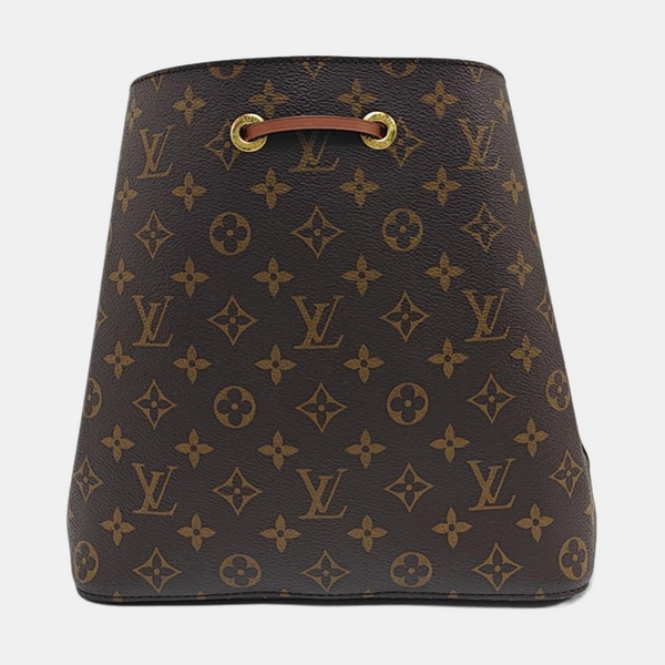 NÉONOÉ MM Monogram Coated Canvas Brown