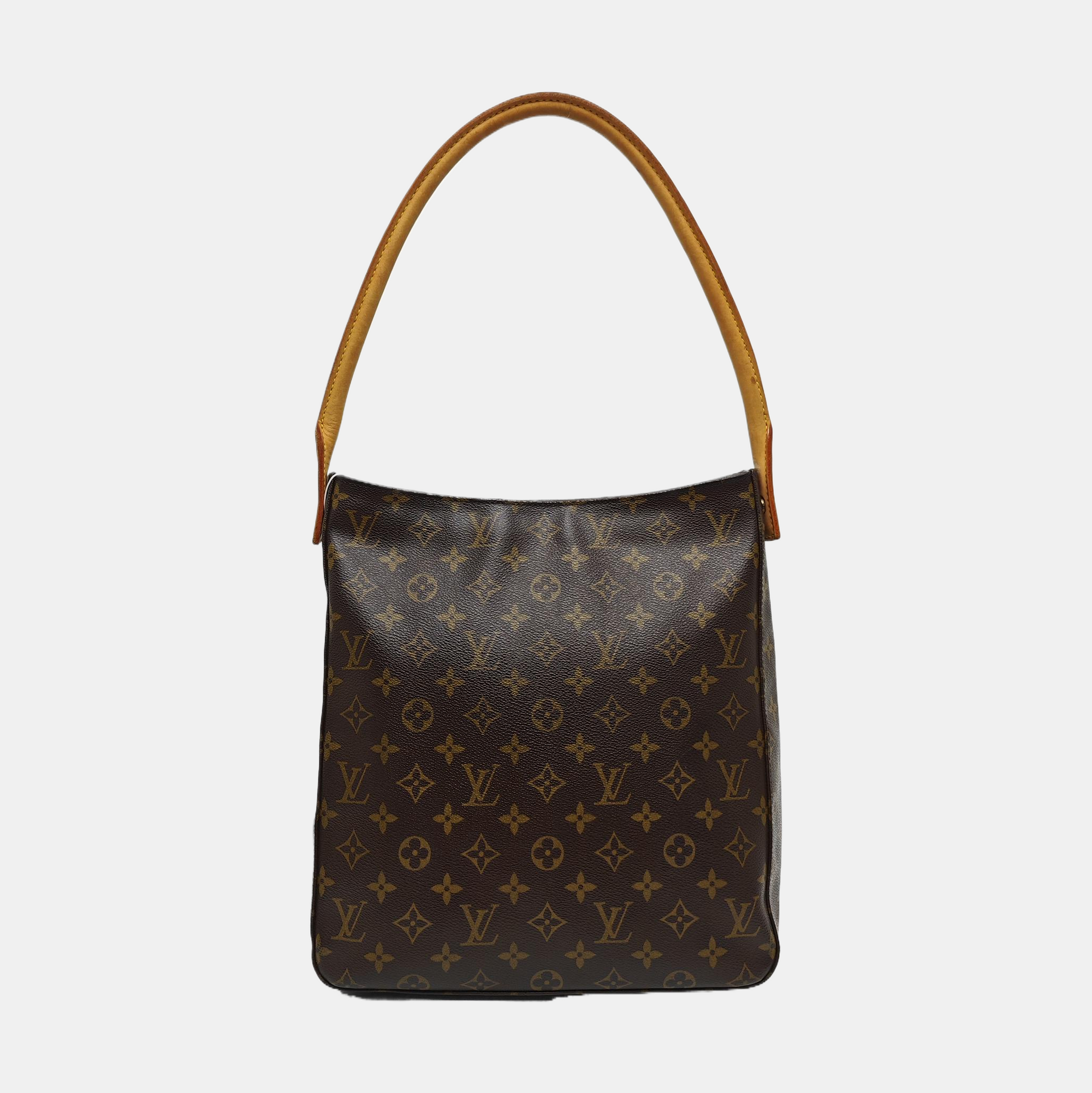 LOOPING GM Monogram Coated Canvas Brown