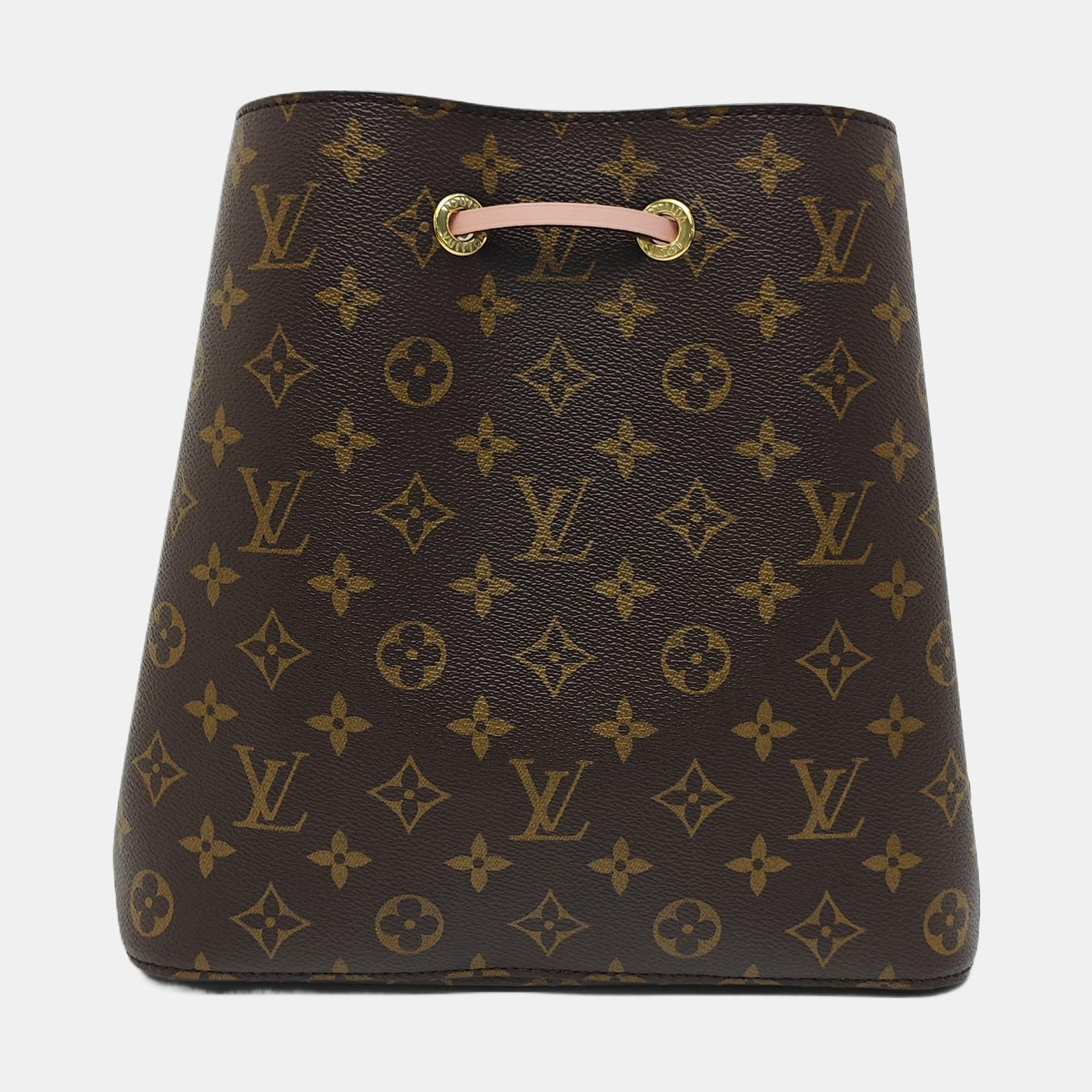 NÉONOÉ MM Monogram Coated Canvas Brown