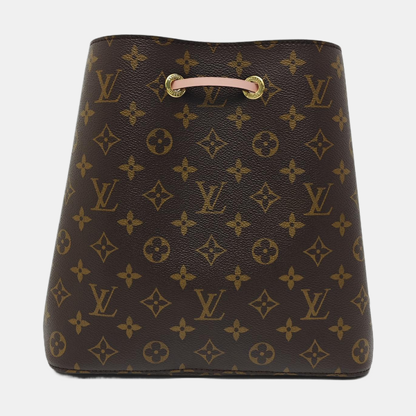 NÉONOÉ MM Monogram Coated Canvas Brown