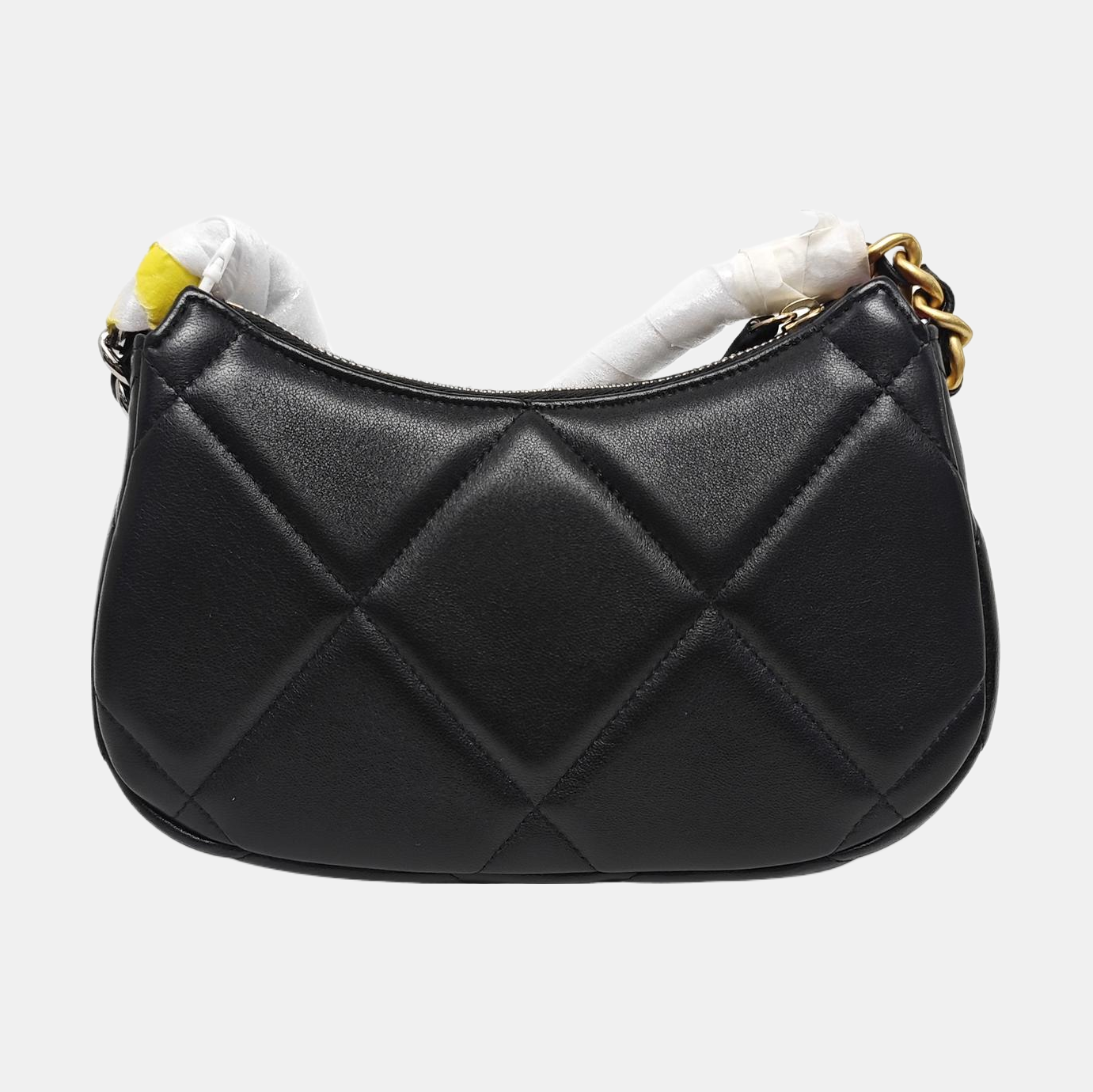 CHANEL 19 Mini Quilted Lambskin Black