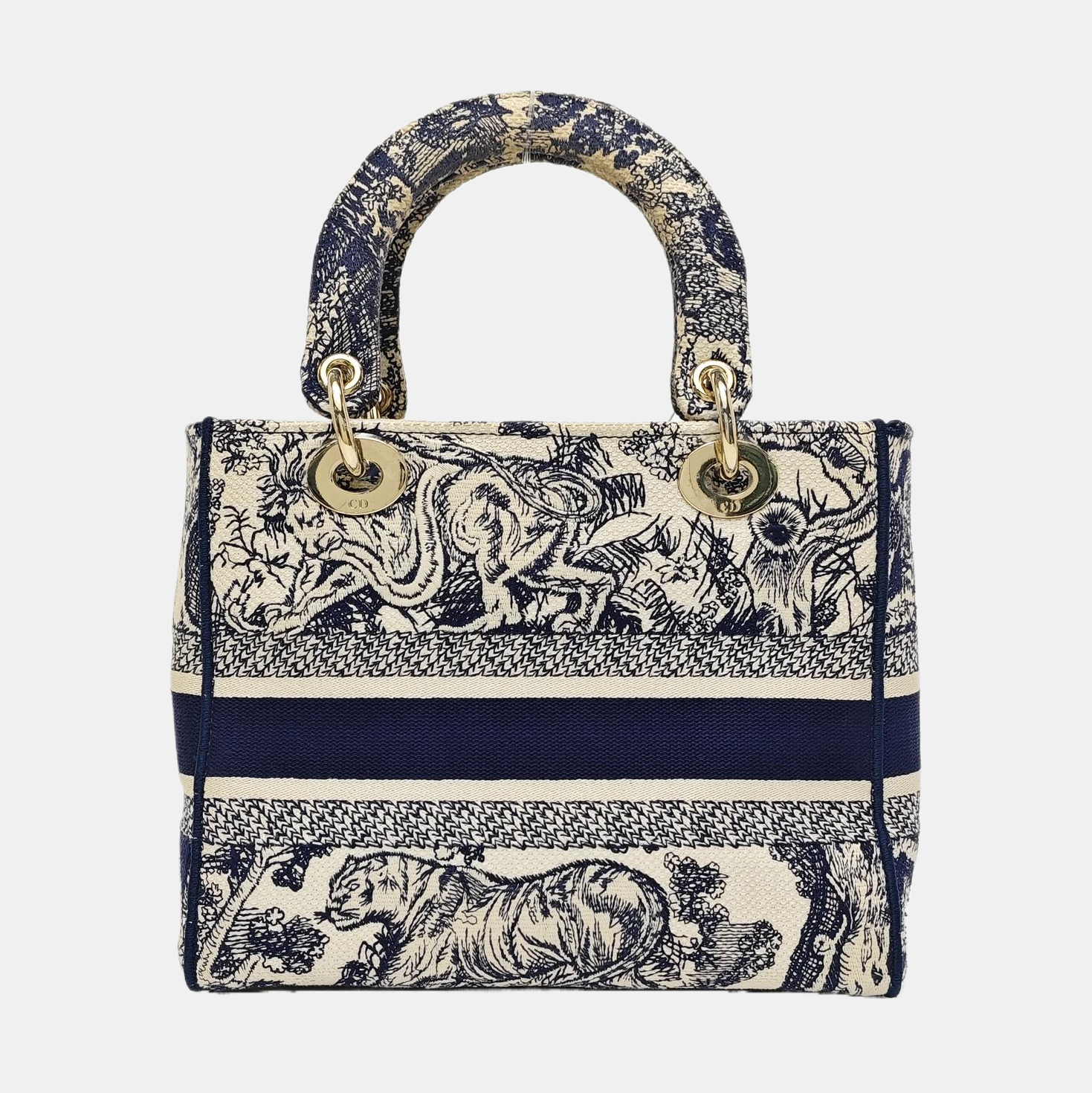 Lady D-Lite Medium Canvas Blue