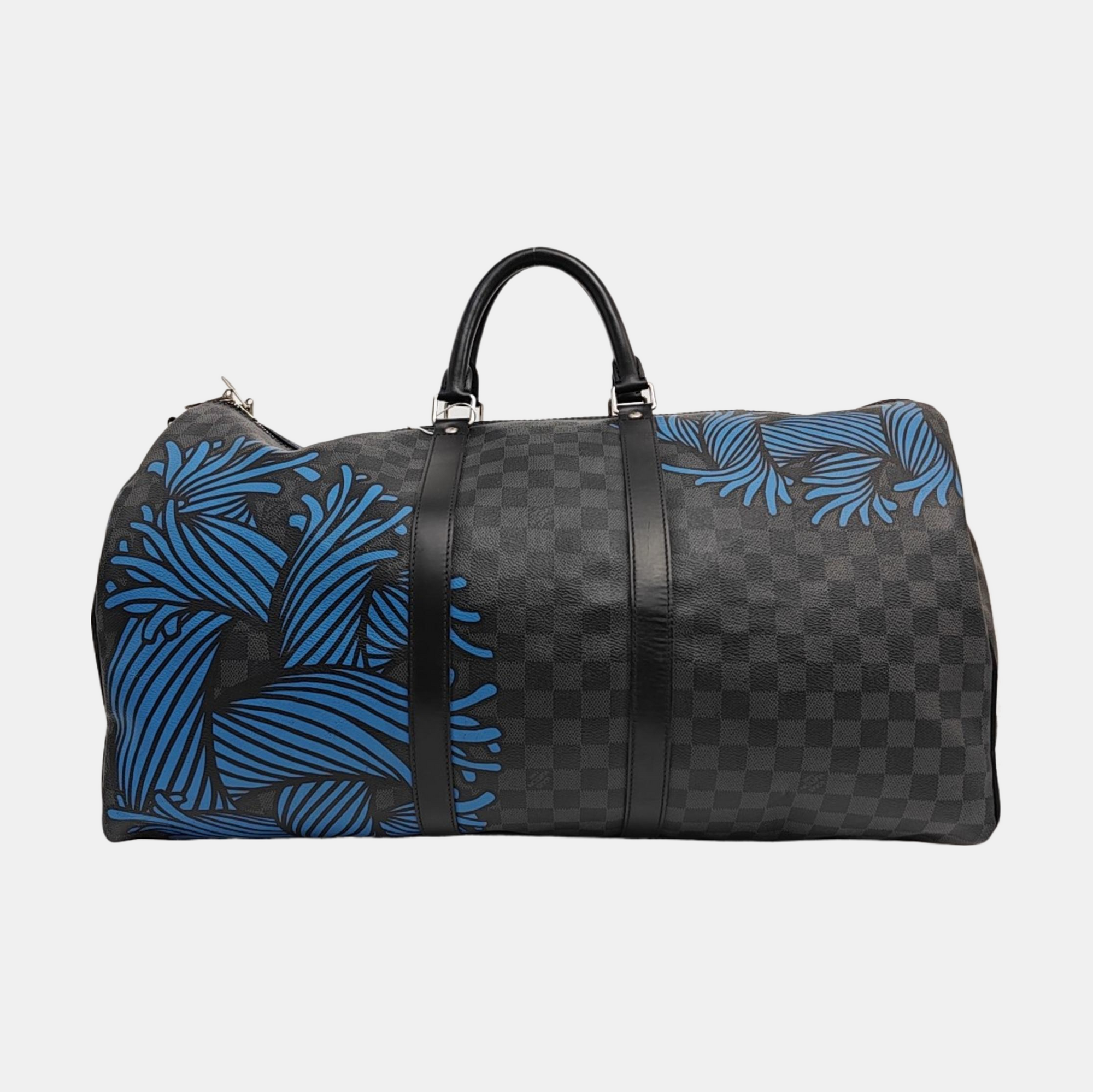 Damier Graphite Coated Canvas Top Handle Bag 55 Black