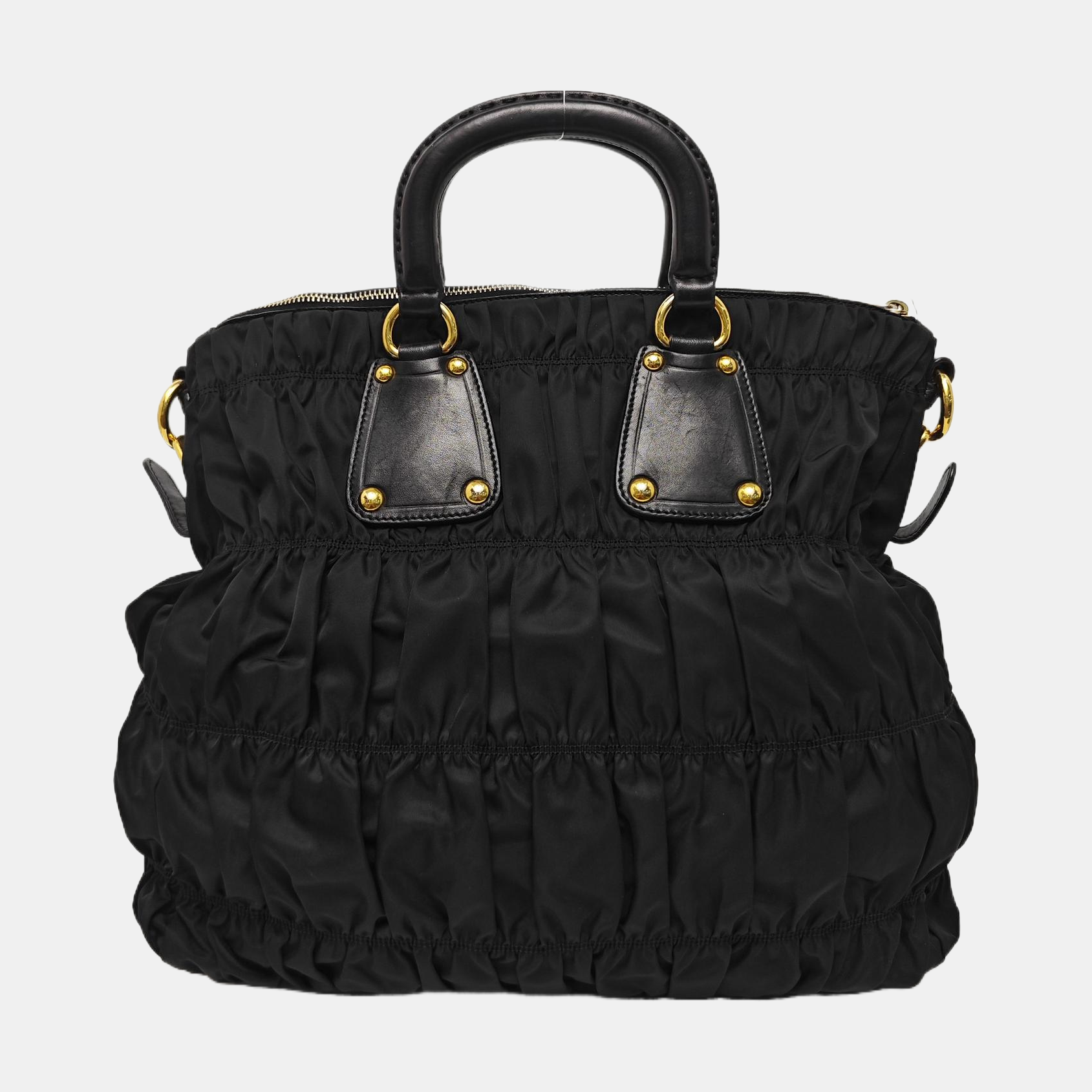 Nylon Tote Bag Black