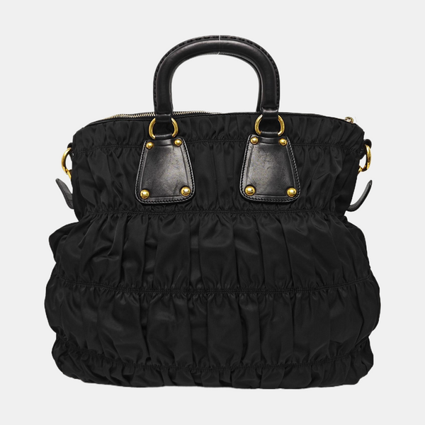 Nylon Tote Bag Black