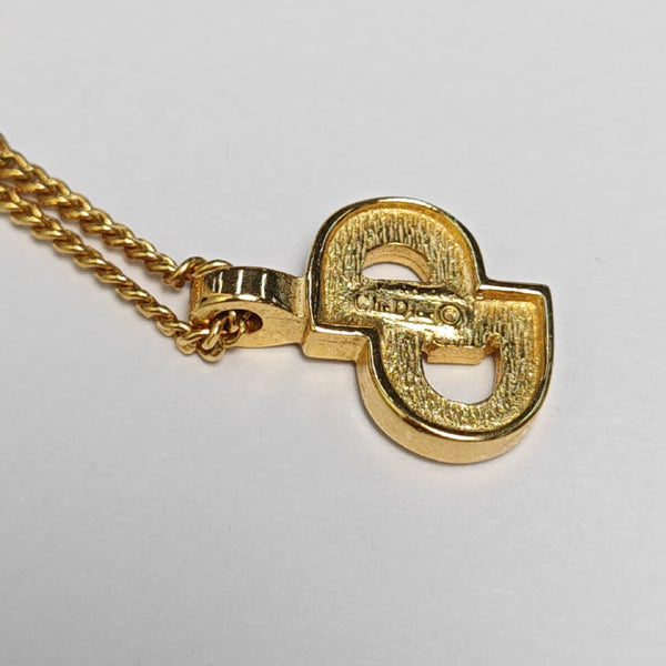 Petit CD Metal Gold Necklace
