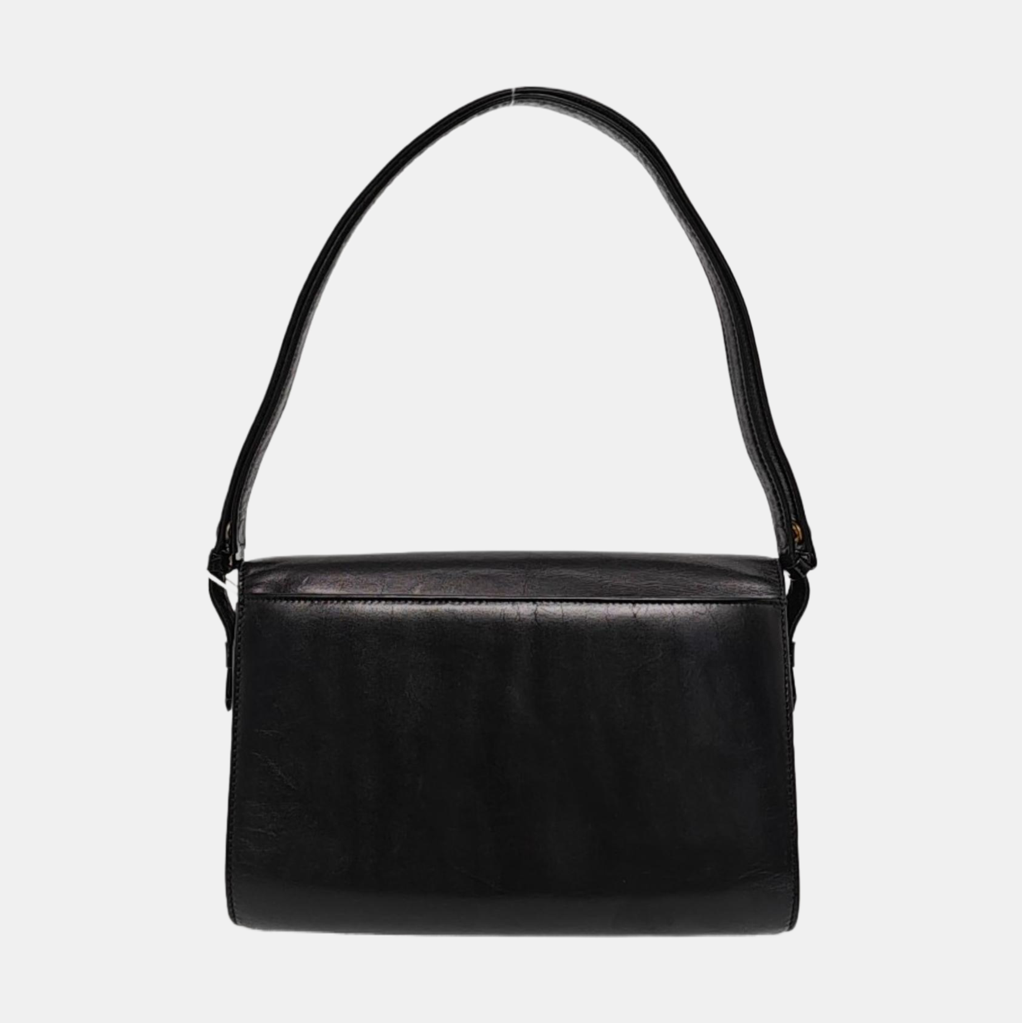 Calfskin Shoulder Bag Black