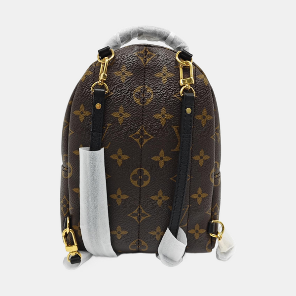 PALM SPRINGS Mini Monogram Coated Canvas Brown