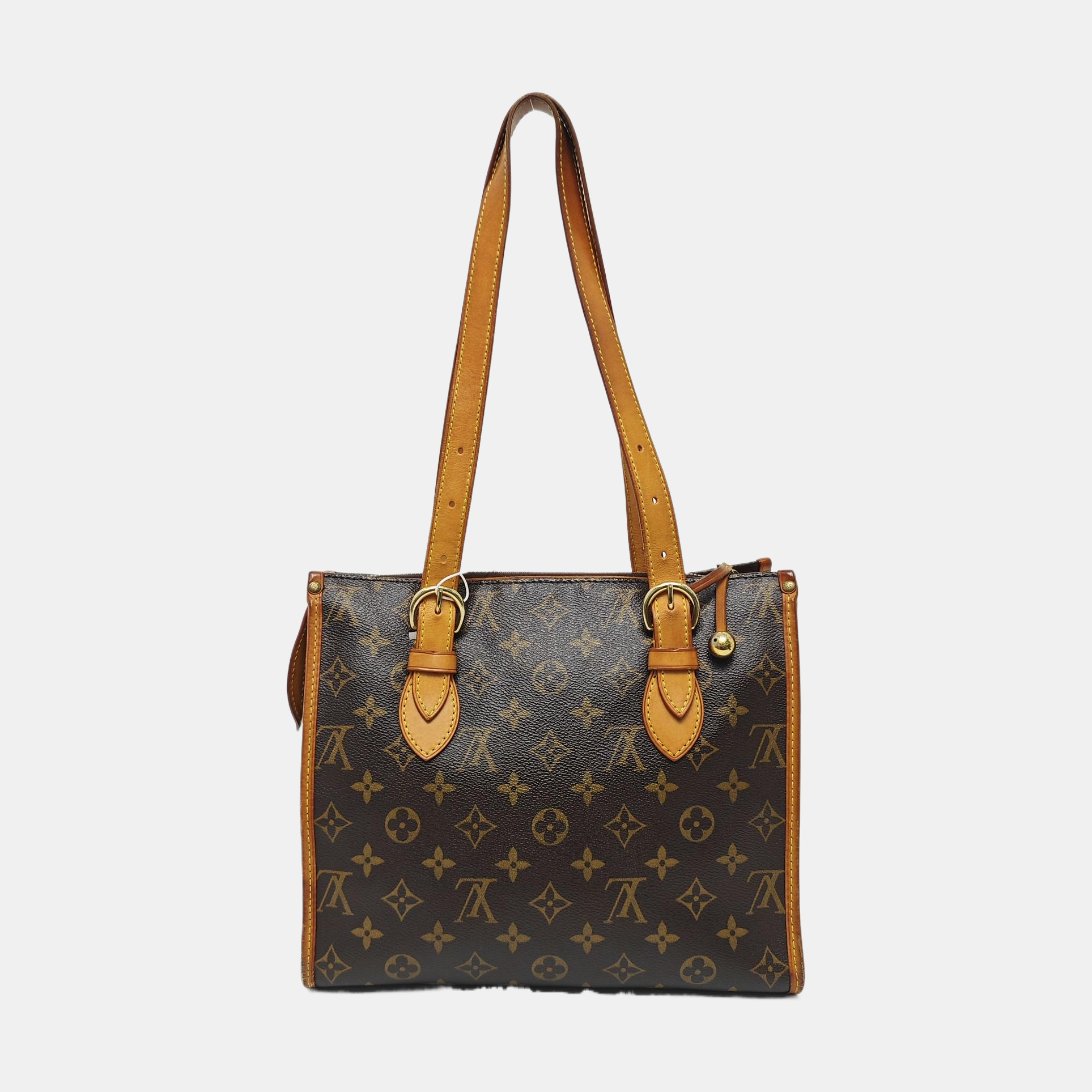 POPINCOURT Monogram Coated Canvas Brown