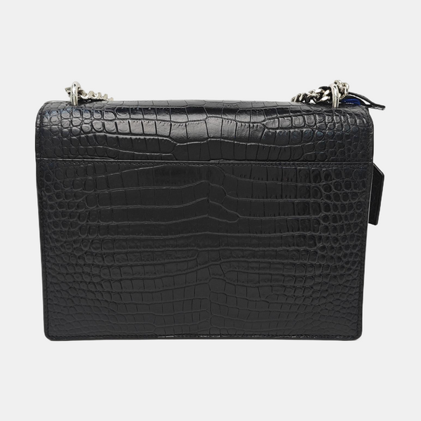SUNSET Medium Calfskin Black