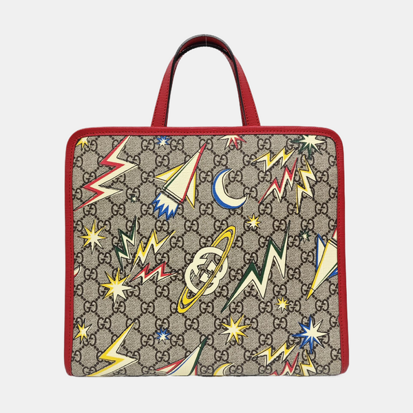 Children’s GG Bucket Monogram Coated Canvas Beige